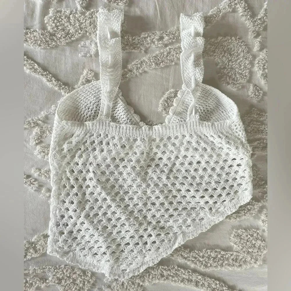 2 Piece Crocheted Tank Top and Mini Skirt - Picture 8 of 8